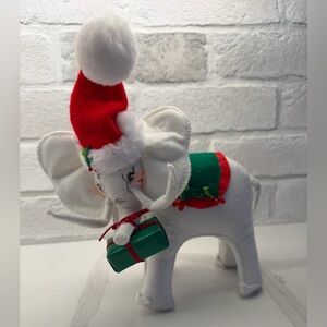 Annalee 760420 7 in Christmas Whimsy Elephant NWT